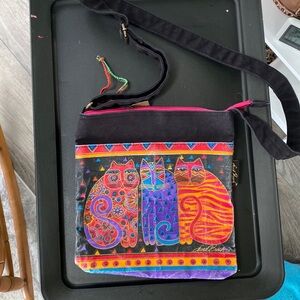 Laurel Burch Feline Friends crossbody